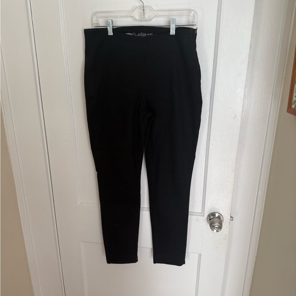 Old Navy Black Mid-Rise Pants